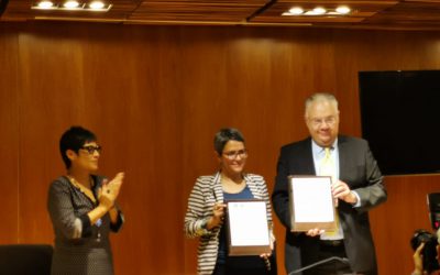 Firma del Convenio de Colaboración entre la Licenciatura en Ciencia Forense y la Comisión Nacional de Búsqueda de Personas, para colaboración académica.