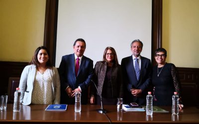 En la presentación de la 2a edición del libro: Ciencia forense en el contexto del nuevo Sistema de Justicia Penal.