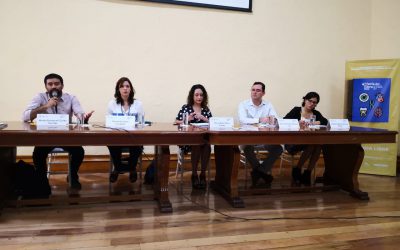 Durante la mesa redonda: La importancia de las colecciones nacionales de interés forense.