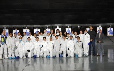 Nuestros alumnos en las instalaciones de la Muralla, Fiscalía General de la República