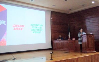 Participación de la Dra. Zoraida García, en el INPRF, con la ponencia Consentimiento Informado