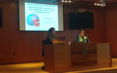 Durante la conferencia: Análisis morfométrico comparativo de un cráneo del Holoceno temprano de Perú reconstruido virtualmente