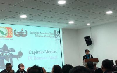 Durante la inauguración de los trabajos de la IV Reunión Anual del Capítulo México de la IABTI