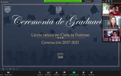 ¡FELICIDADADES! Generación 2017-2021 de científicos forenses de la UNAM