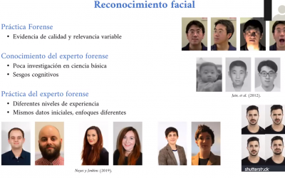 Dra. Arodi Farrera Ríos y el Dr. Eduardo Gutiérrez Peña; tema: Sobre la definición y determinación de un «match» en las Ciencias Forenses