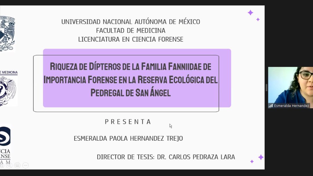 ¡Felicidades Esmeralda Paola Hernández Trejo! Por obtener el grado de Licenciada en Ciencia Forense