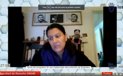 Mundo Forense; invitada: Mtra. Valeria Patricia Moscoso Urzúa, tema: ”El uso inadecuado del protocolo de Estambul»