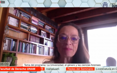 Mundo Forense, invitada: Mtra. Lourdes Enríquez Rosas, tema: “La Universidad, el género y las ciencias forenses”