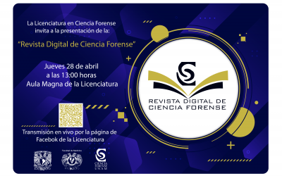 Les invitamos a la presentación del primer número de la “Revista Digital de Ciencia Forense”