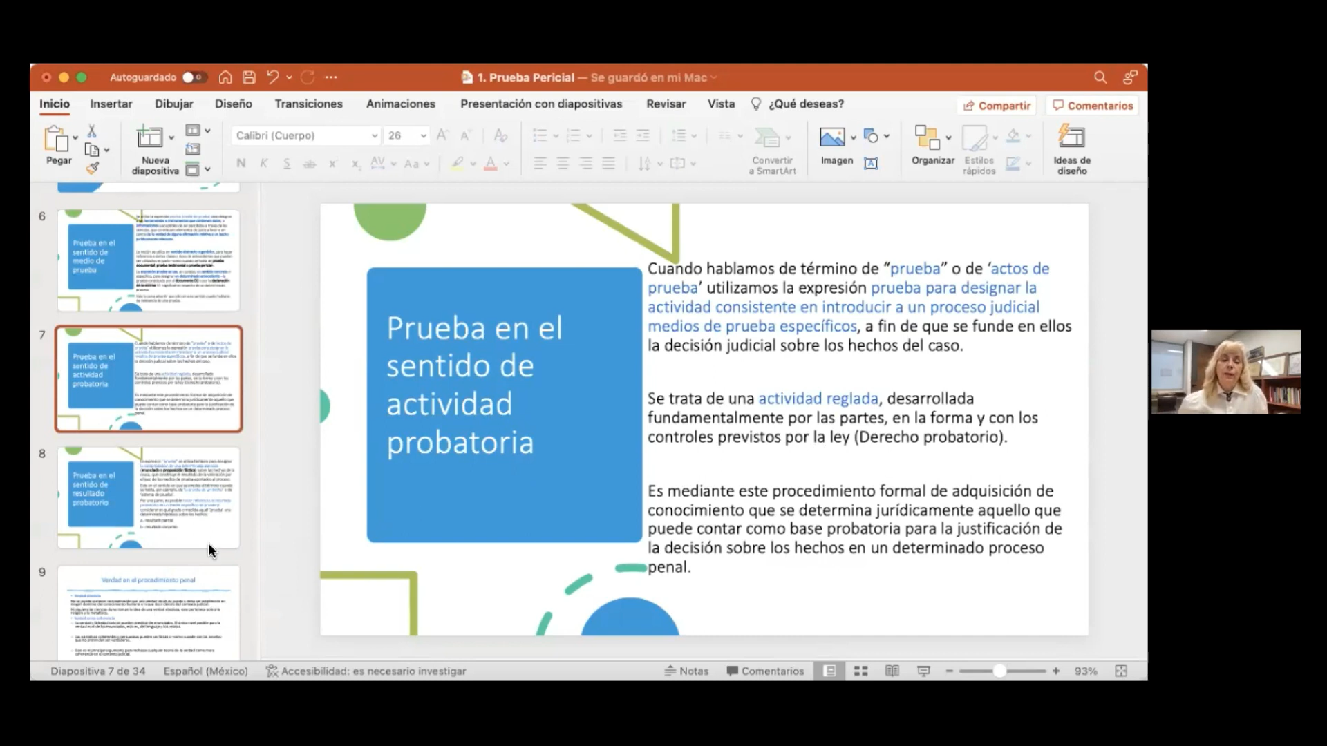 La prueba pericial en las ciencias forenses y su aportación a la búsqueda de la verdad