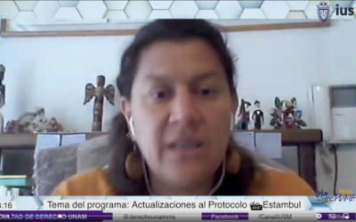 Mundo forense, invitada: Mtra. Valeria Moscoso Urzúa, tema: Actualizaciones al Protocolo de Estambul, consideraciones para el Estado Mexicano
