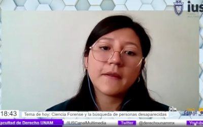 MF, Invitada: C.F. Sofía Vianey Avelino Labana, Tema: «Ciencia Forense y la búsqueda de personas desaparecidas»