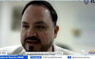 MF, Invitado: Dr. José Luis Eloy Morales Brand, Tema: “La importancia de una defensa activa”