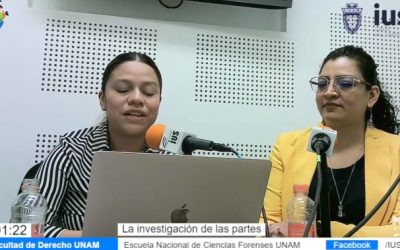 MF, Invitada: Jesica Cortés Espitia, tema: La investigación de las partes.