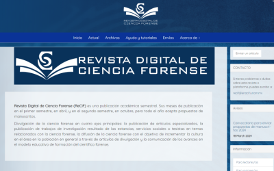 Atenta invitación de la Revista Digital de Ciencia Forense