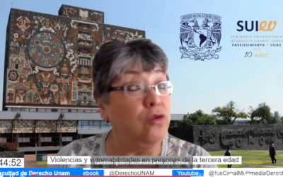 MF, invitada: Dra. Verónica Montes de Oca Zavala,  Tema: «Violencias y vulnerabilidades en personas de la tercera edad»