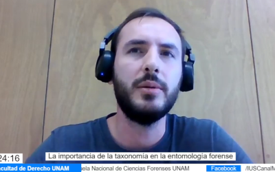 MF, invitado: Dr. Lucas Roberto Pereira Gomes, tema «La importancia de la taxonomía en la entomología forense»