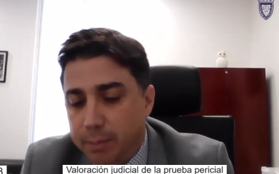 MF, invitado: Juez de Distrito Gustavo Stivatel Sedas, tema «Valoración judicial de la prueba pericial»