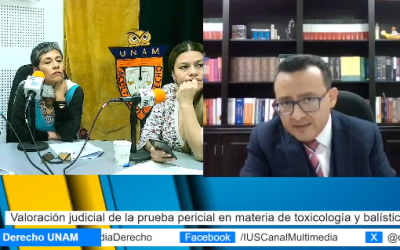 MF, invitado: Magdo. Rodolfo Martínez Abarca, tema: Valoración judicial de la prueba pericial en materia de toxicología y balística