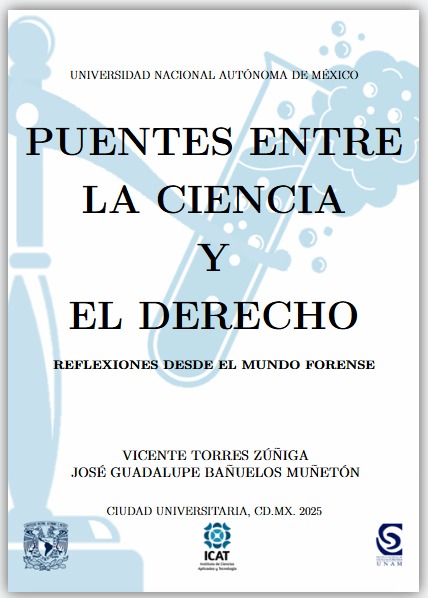Portada Puentes entre la ciencia y el derecho Reflexiones desde el Mundo Forense